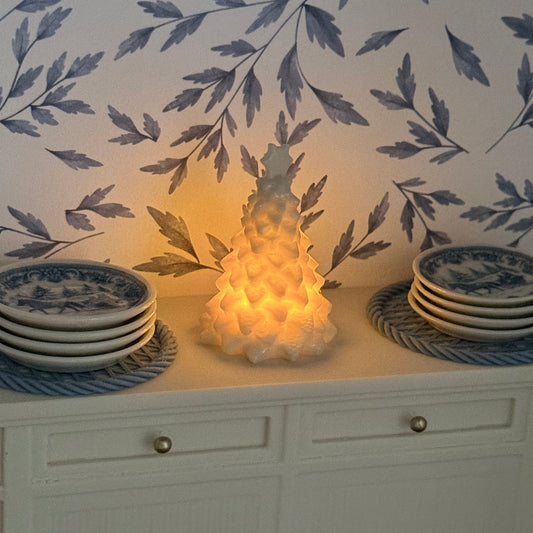 Mini Christmas Tree Centerpieces