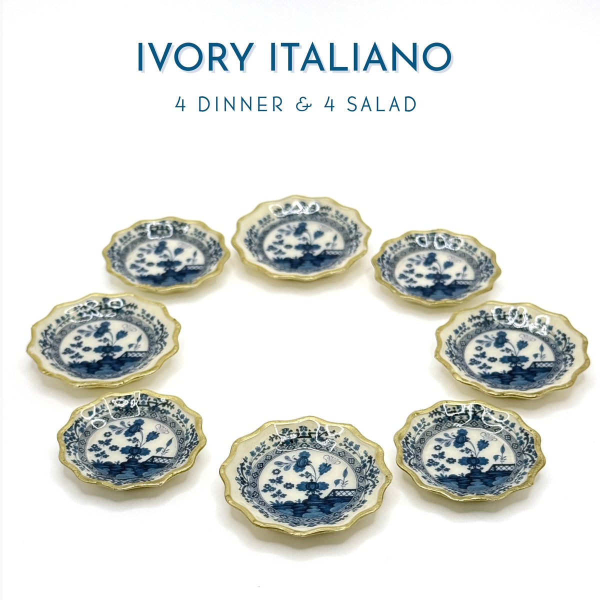 Hand-Finished Miniature Plates | Italiano