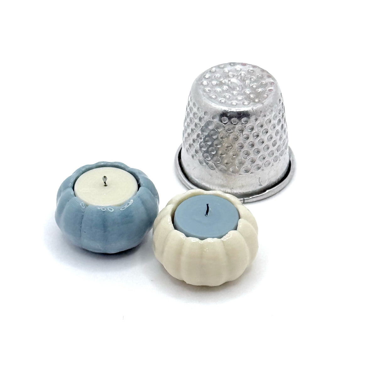 Mini Pumpkin Candle Centerpieces & Tea Lights