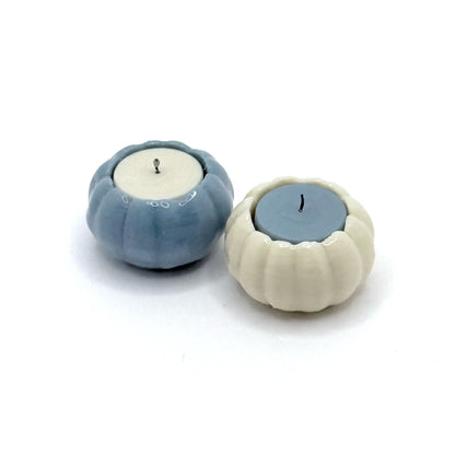 Mini Pumpkin Candle Centerpieces & Tea Lights