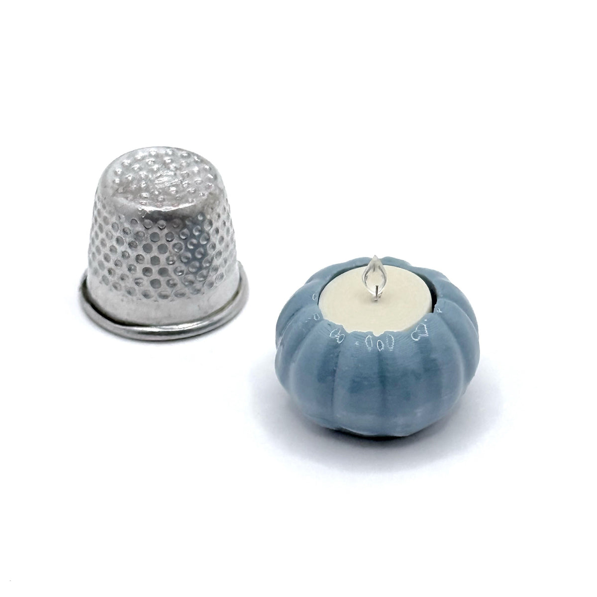 Mini Pumpkin Candle Centerpieces & Tea Lights
