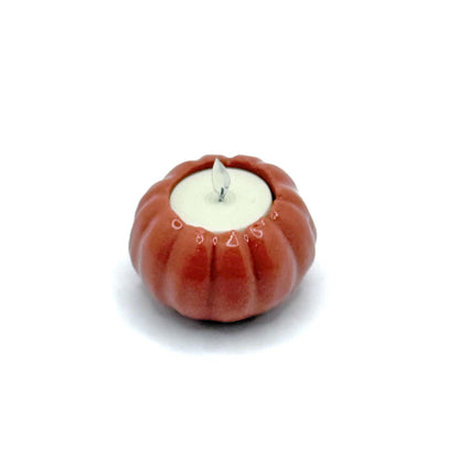 Mini Pumpkin Candle Centerpieces & Tea Lights