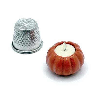 Mini Pumpkin Candle Centerpieces & Tea Lights